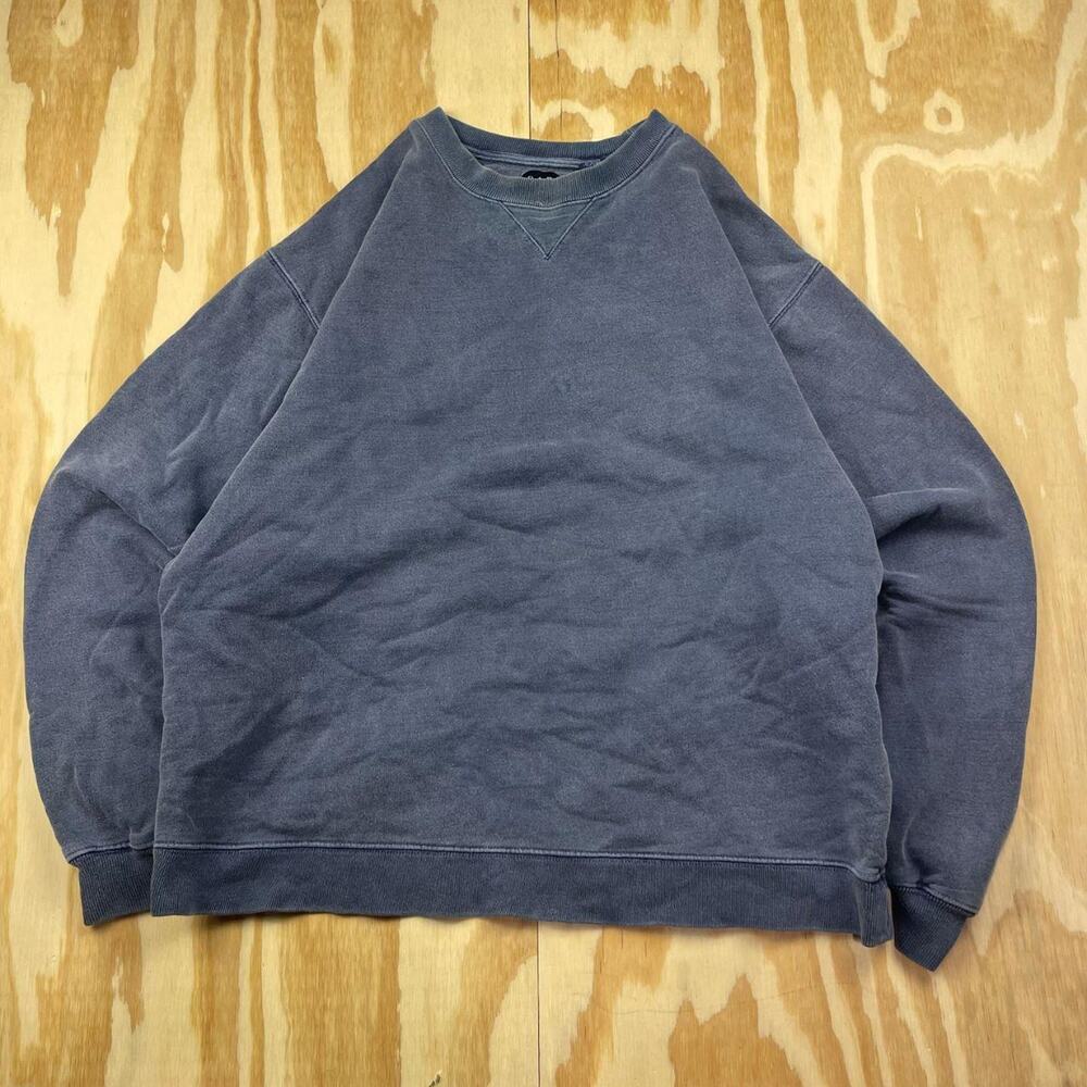 Vintage 90s Gap Crewneck Sweatshirt – Navy Faded – Men’s M